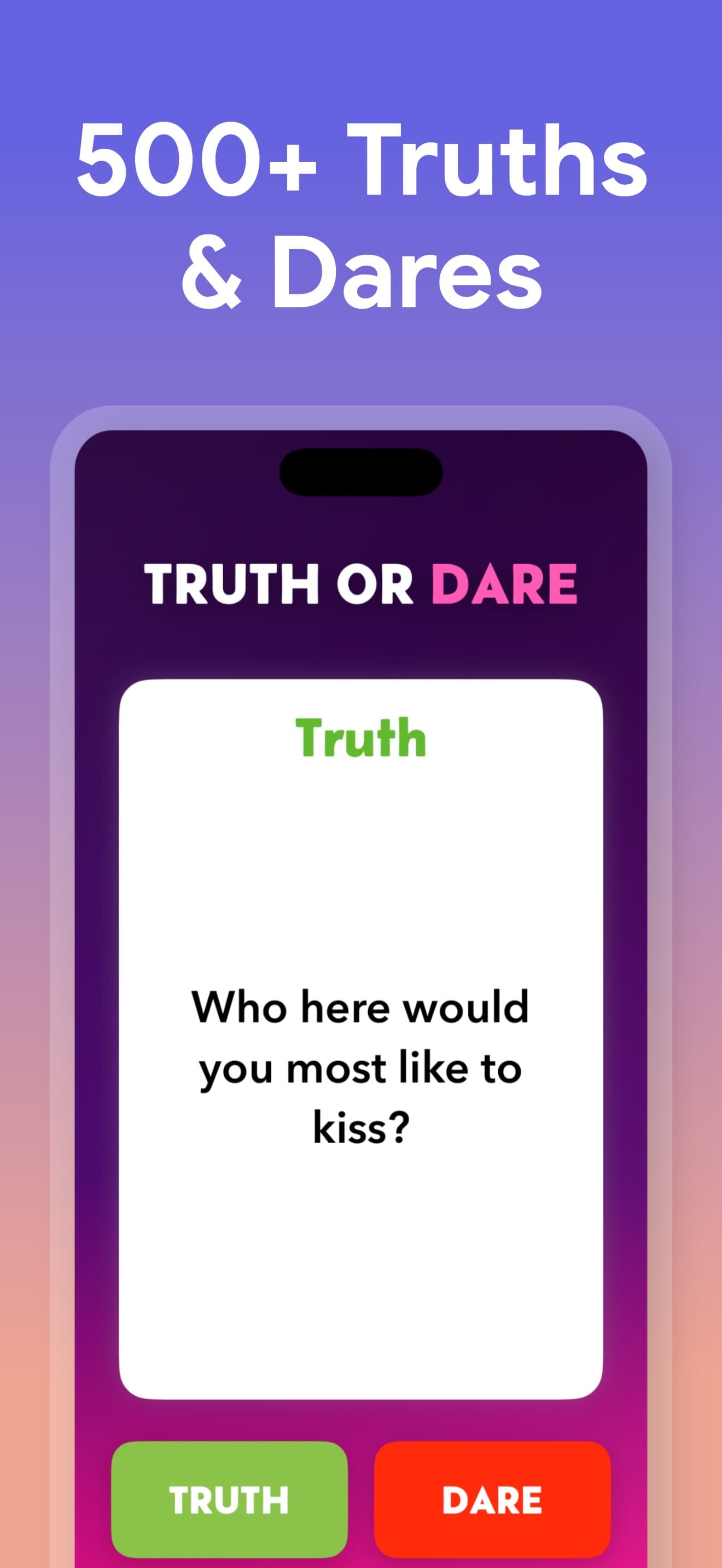 Truth Or Dare? - Group Game screenshot 1 - screenshot