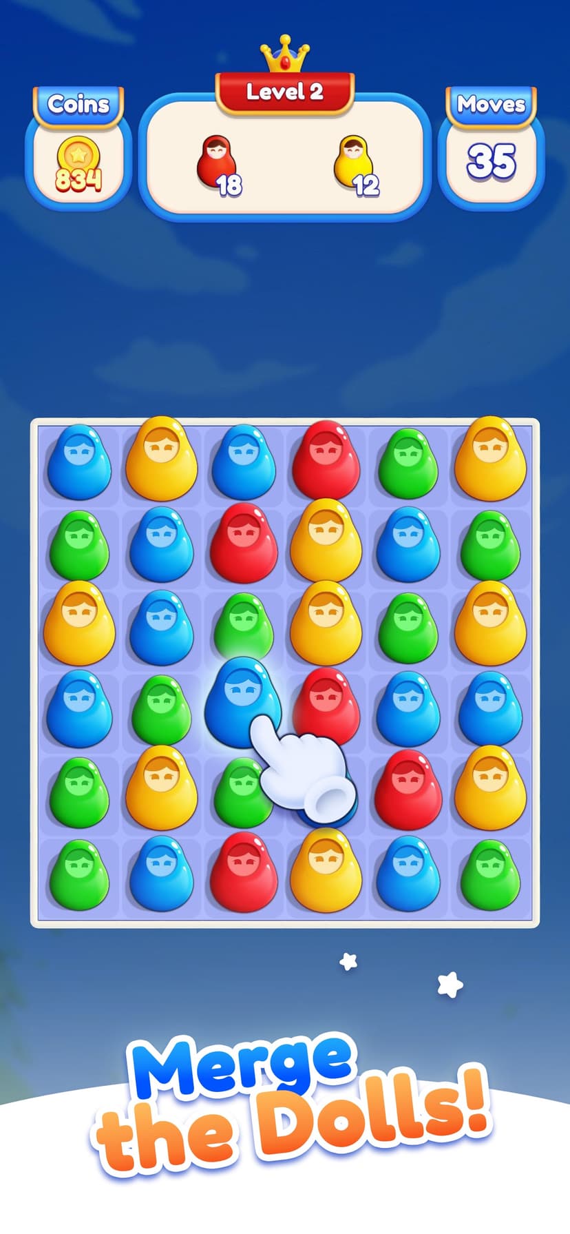 Dolls Stack: Match & Stack! screenshot 1 - screenshot