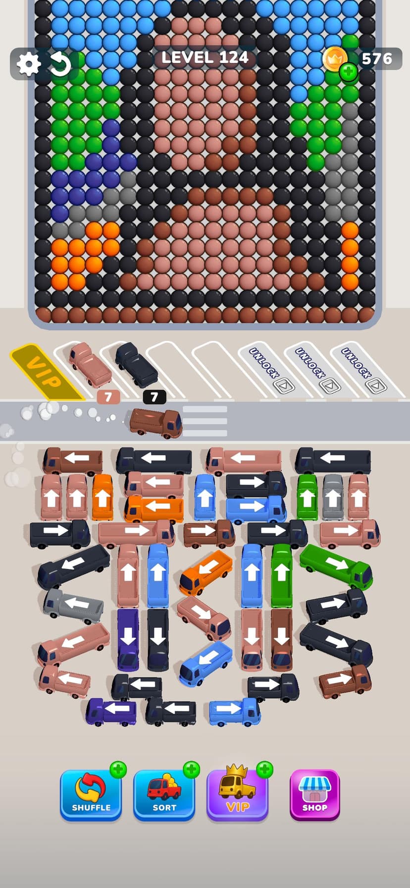 Bubble Bus: Parking Jam Puzzle screenshot 1 - screenshot
