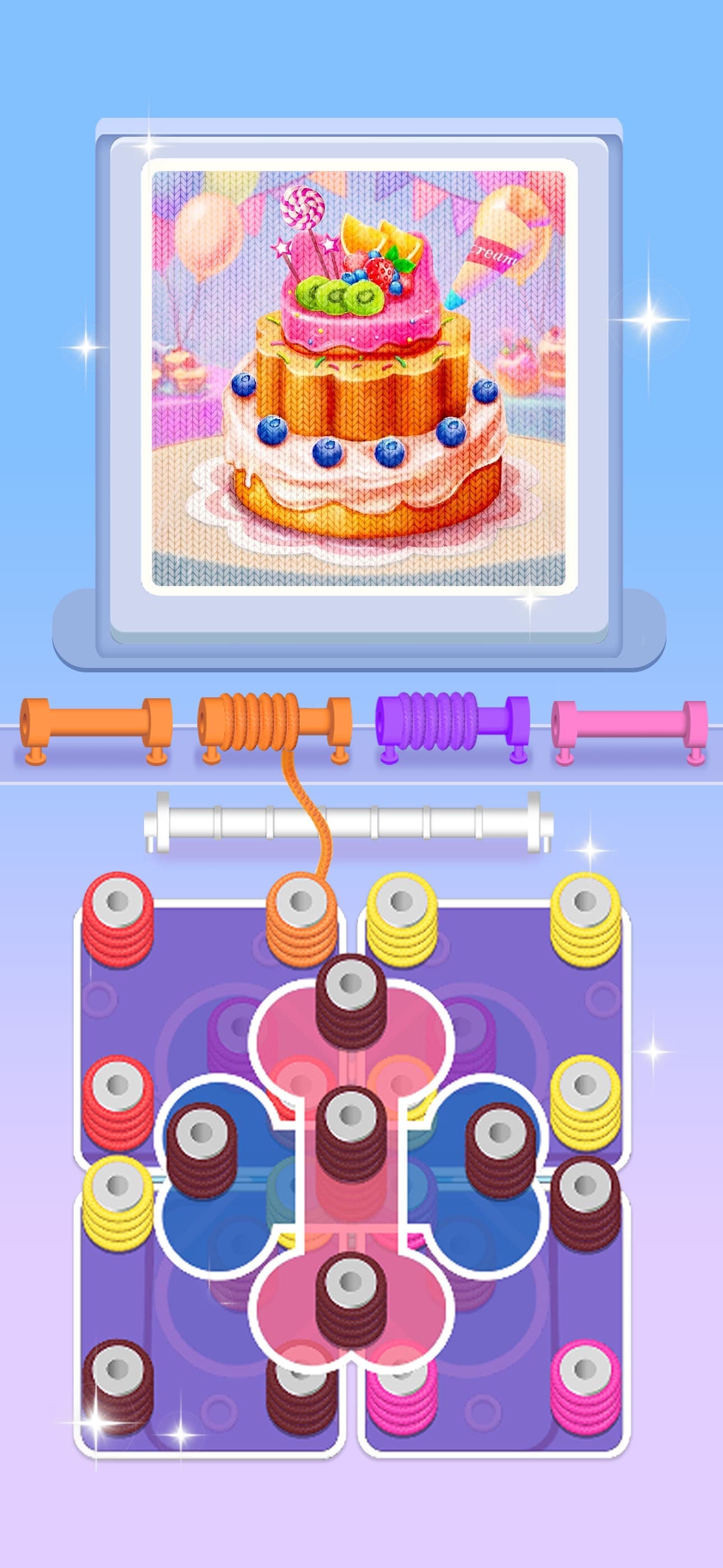 Wool Sort: Pixel Screw Yarn screenshot 2 - screenshot