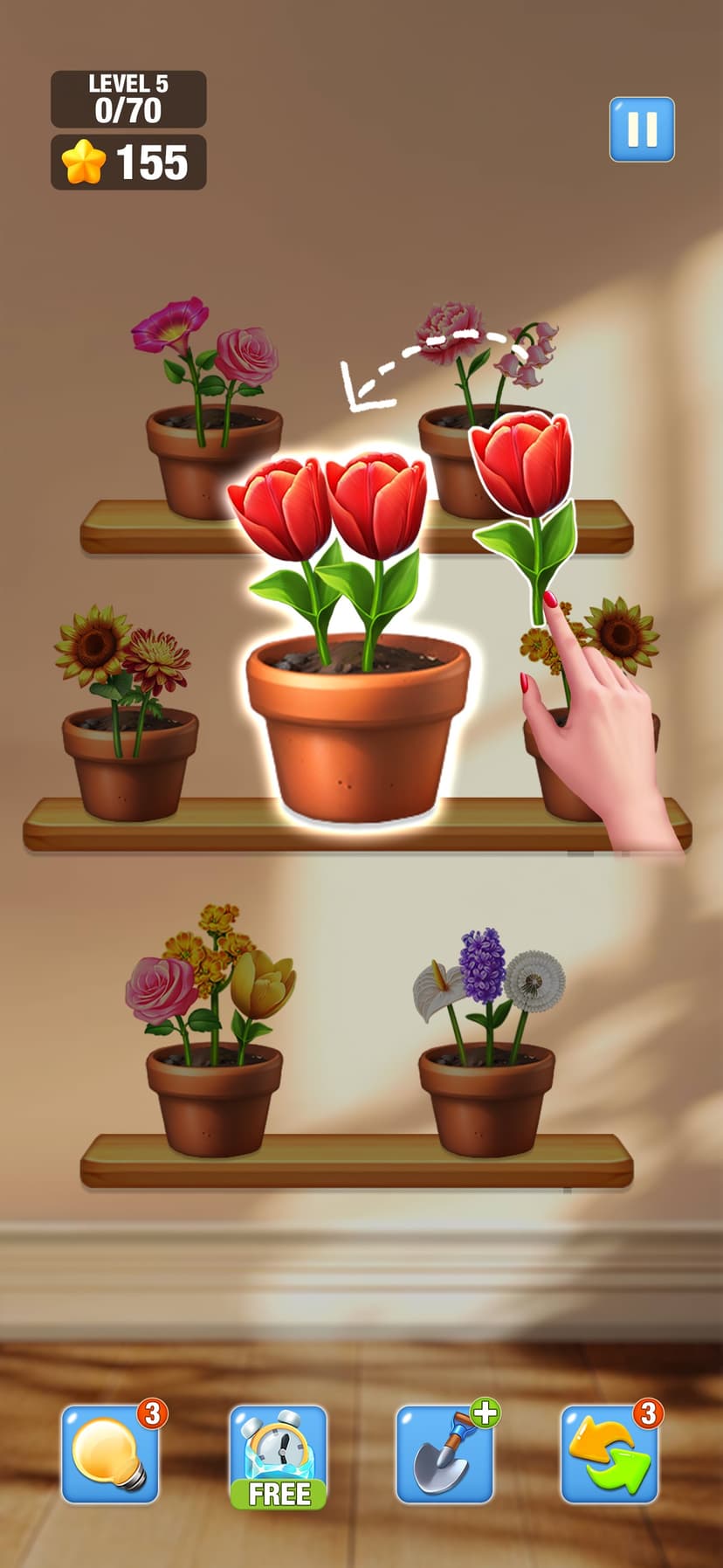 Blossom Match: Sorting Games screenshot 1 - screenshot
