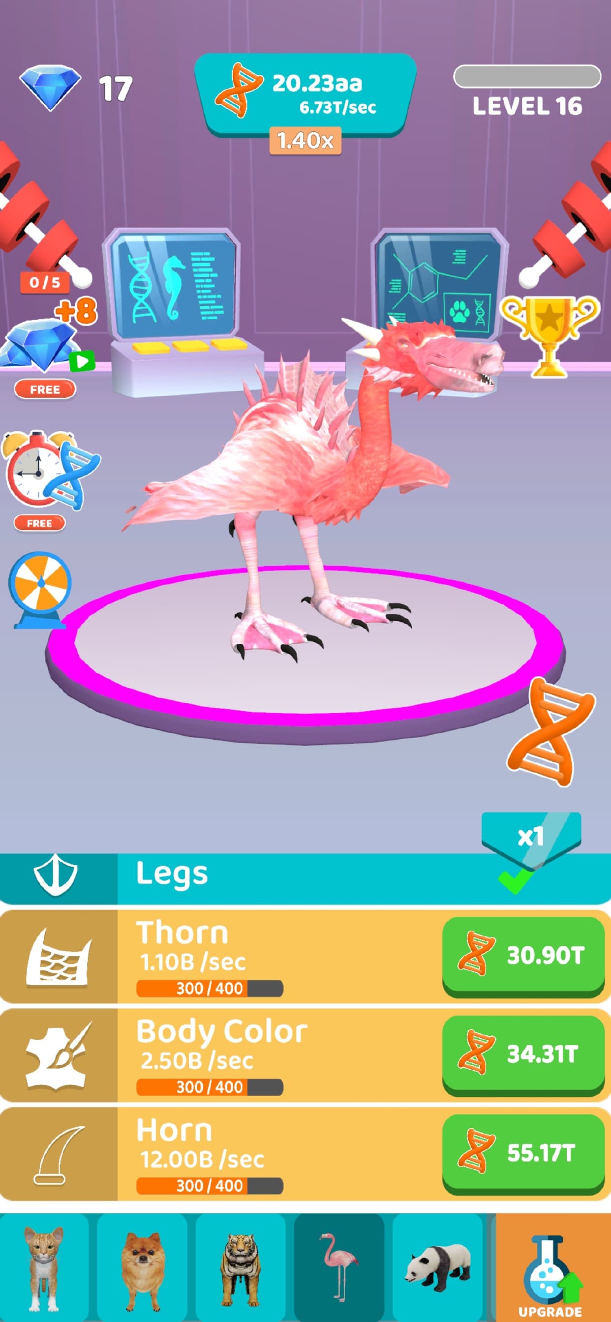 Idle Animal Evolution screenshot 5 - screenshot