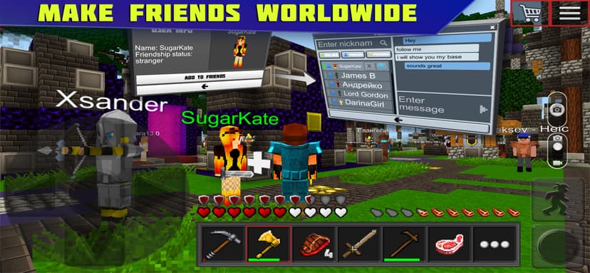 Planet of Cubes Craft and Mine screenshot 6 - screenshot