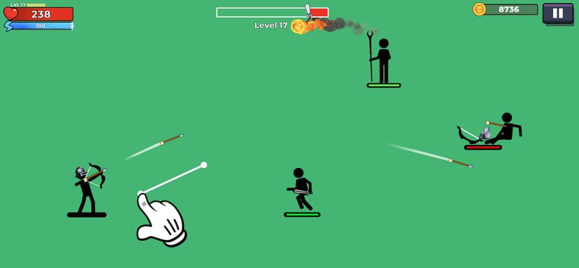 The Archers 2: stick man game screenshot 2 - screenshot