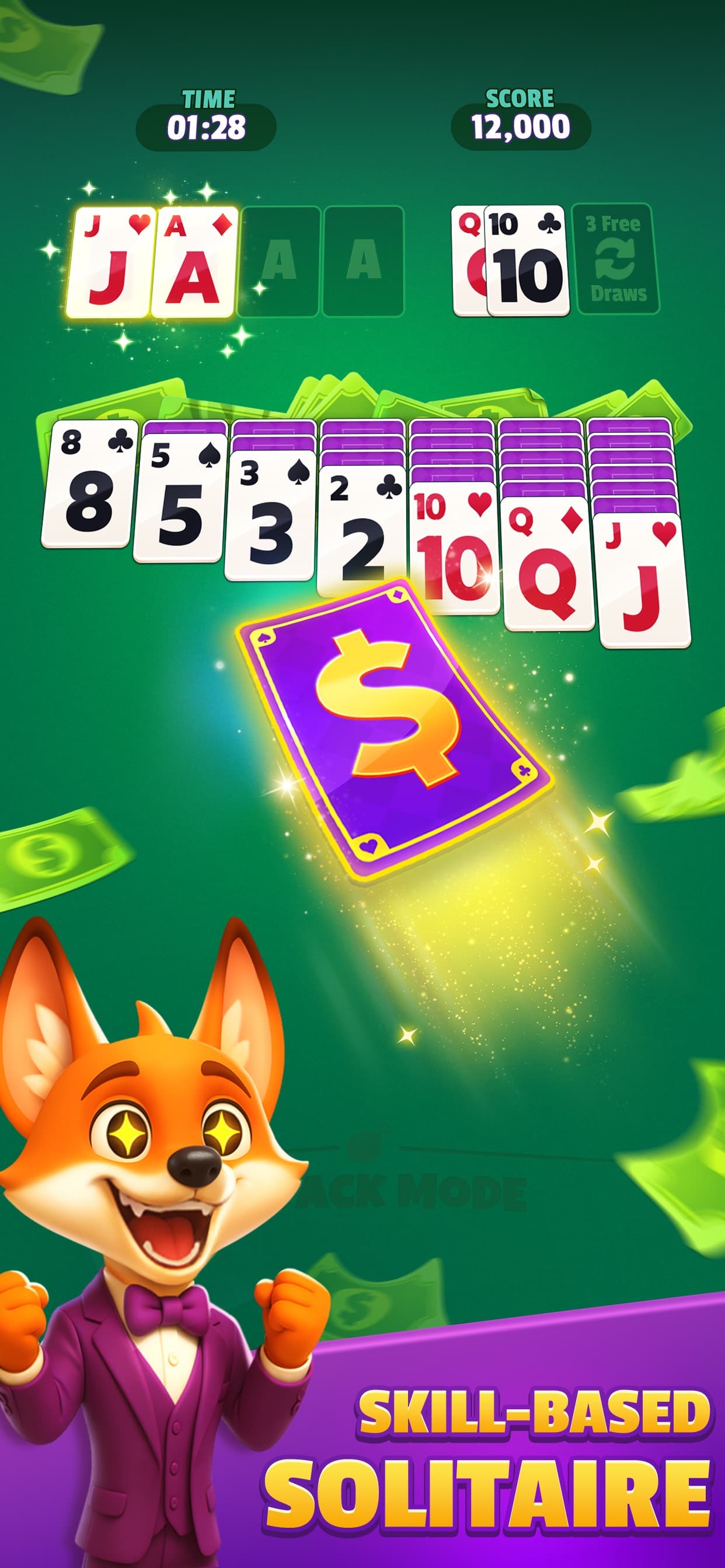 Solitaire Venture: Win Cash screenshot 1 - screenshot