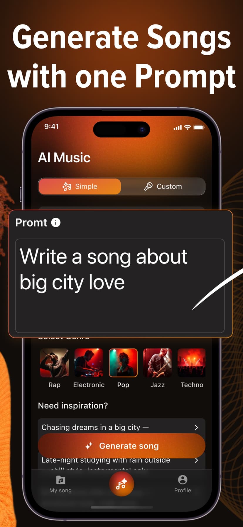AI Music & Song Generator * screenshot 2 - screenshot