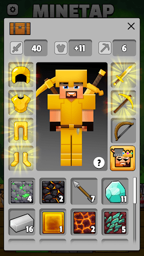 Minetap – Merge rpg clicker screenshot 11 - screenshot