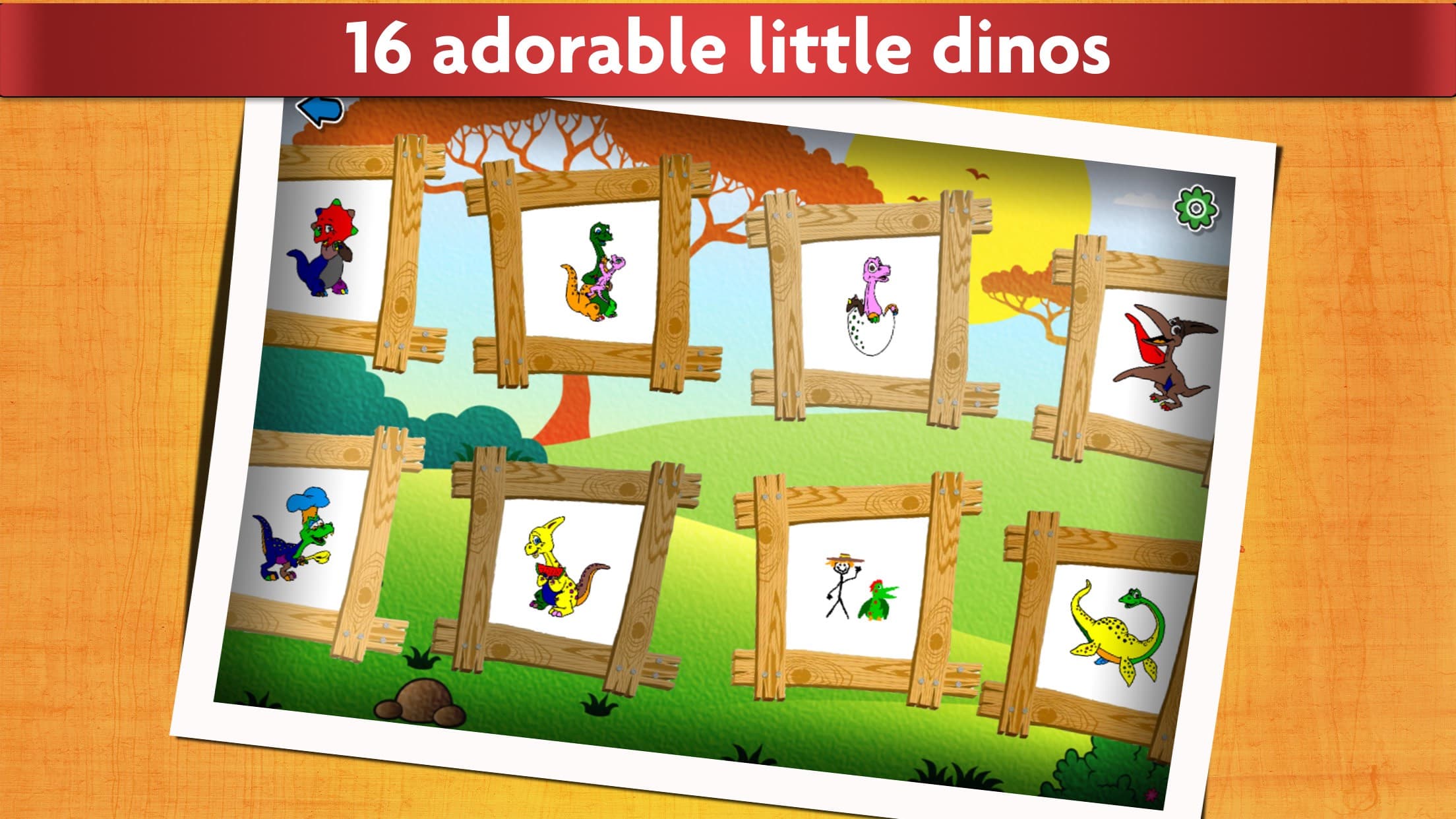 Dinosaurs - Kids Coloring book screenshot 2 - screenshot