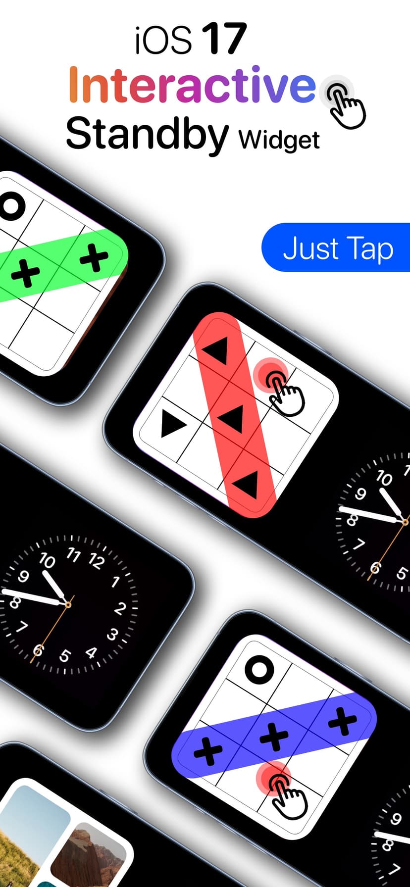 Tic Tac Toe 3-in-a-row widget screenshot 3 - screenshot