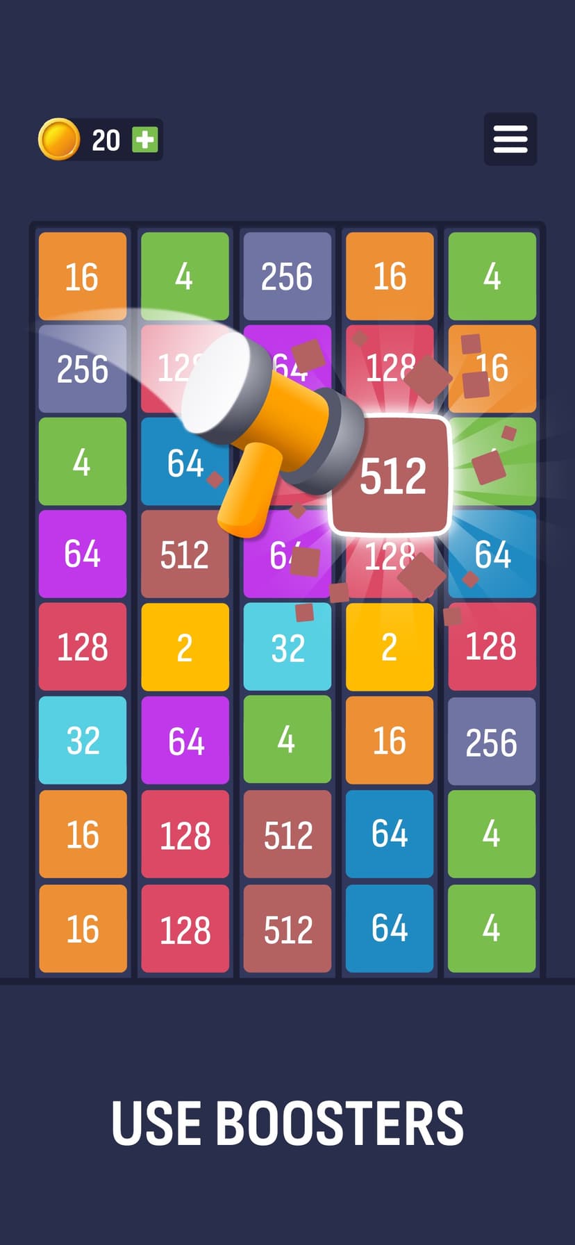 X2 Puzzle: Number Merge 2048 screenshot 3 - screenshot