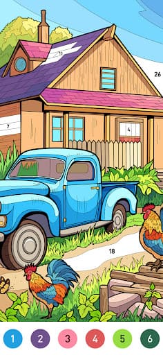Country Farm Coloring Book screenshot 3 - screenshot