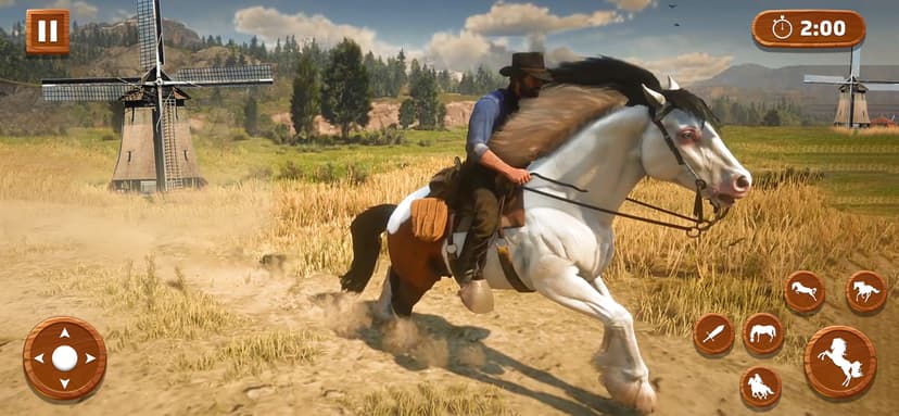 Wild Horse Simulator Jungle 3D screenshot 5 - screenshot
