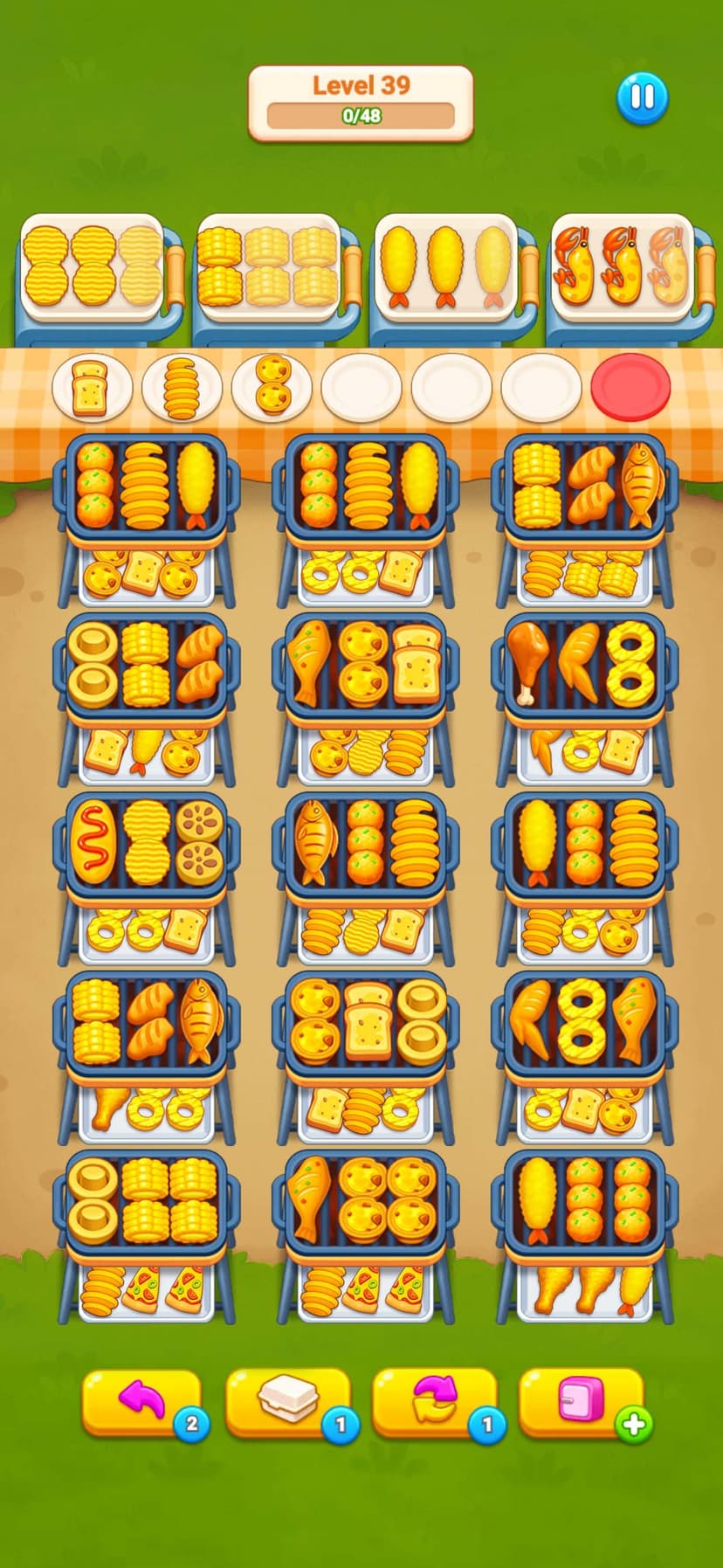Skewer Sorting - 3D Food Match screenshot 2 - screenshot