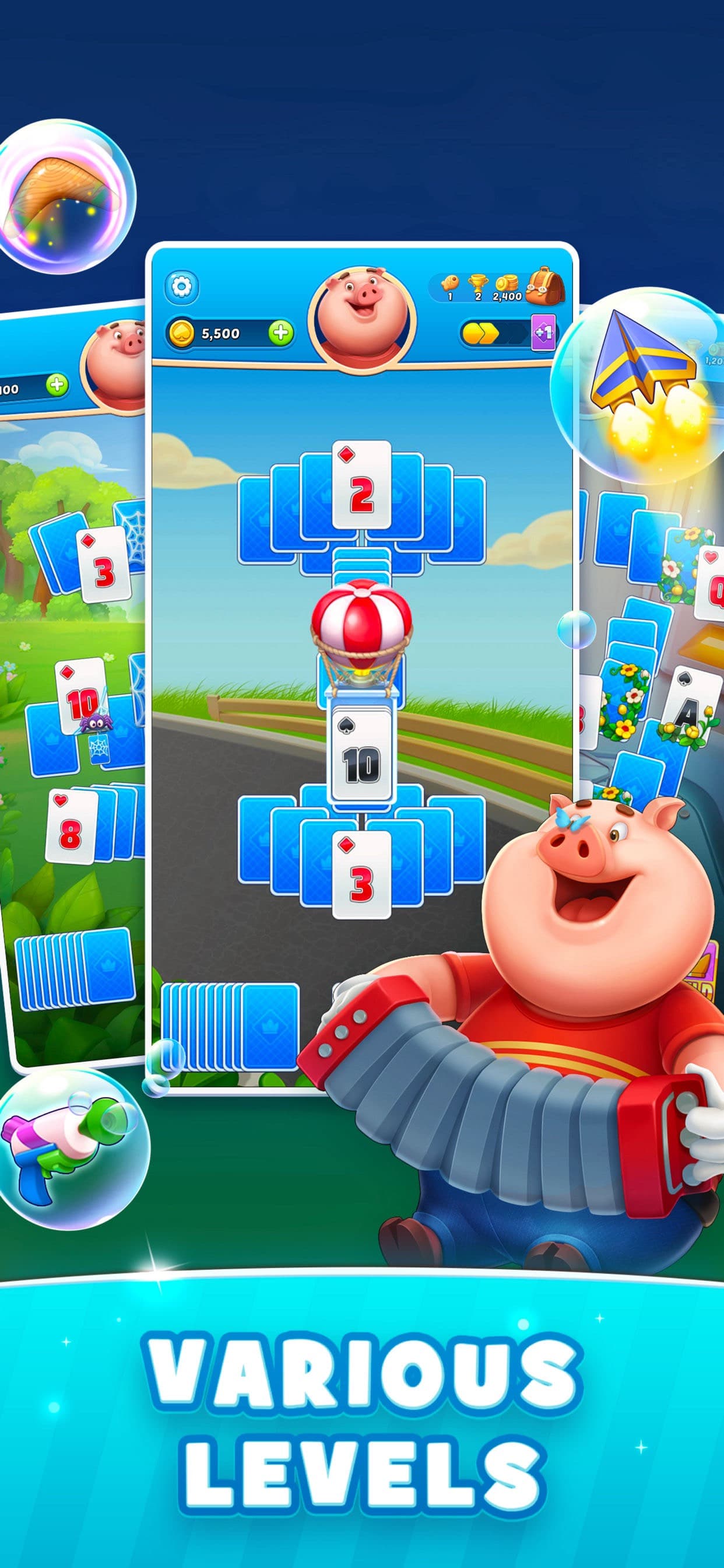Solitaire TriPeaks: Happy Land screenshot 3 - screenshot