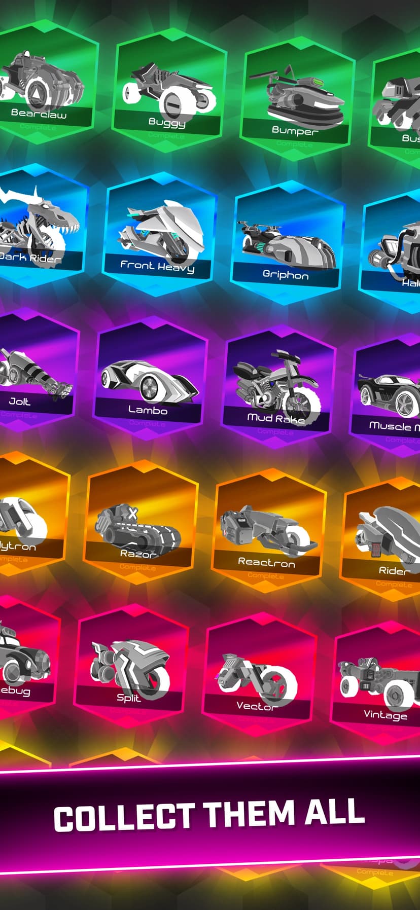 Rider Worlds - Neon Bike Races screenshot 3 - screenshot