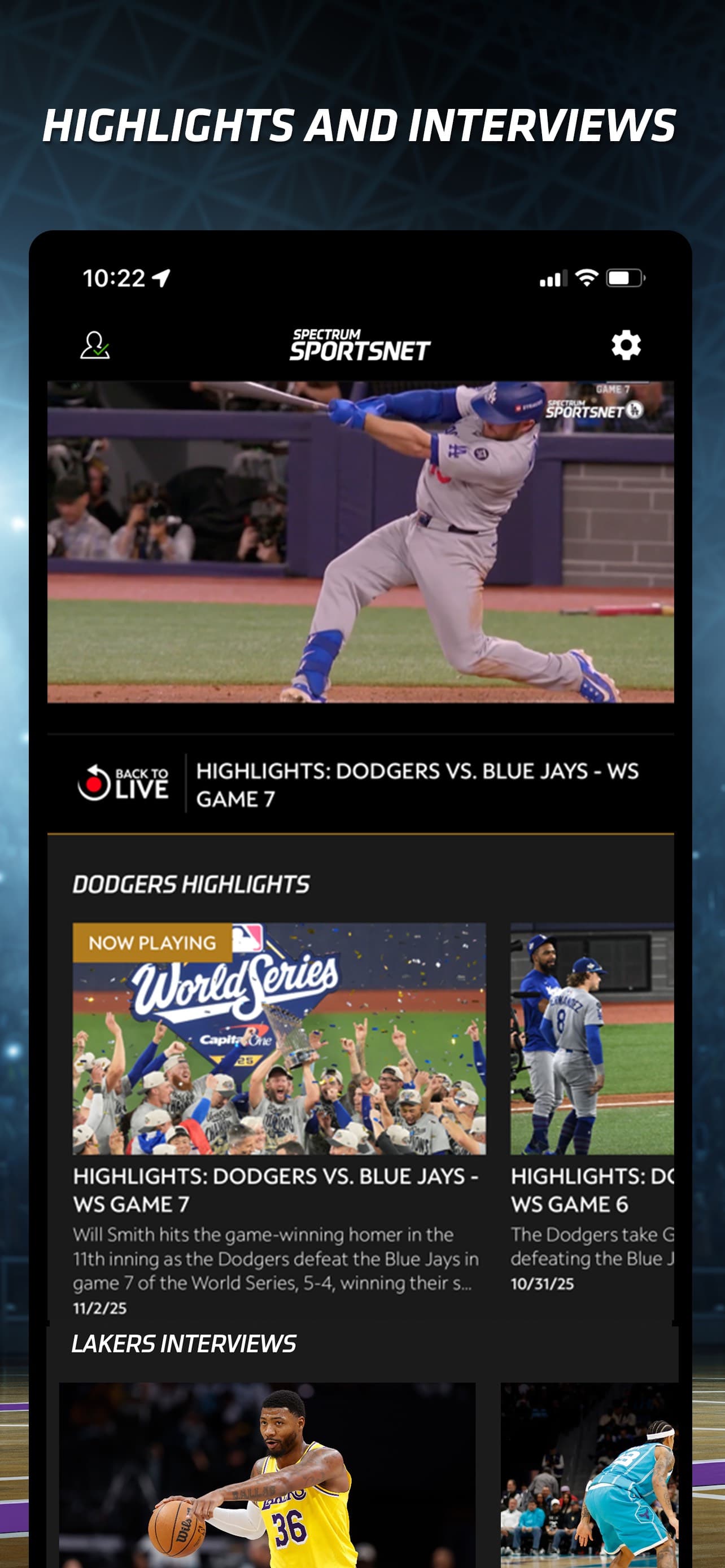 Spectrum SportsNet: Live Games screenshot 3 - screenshot
