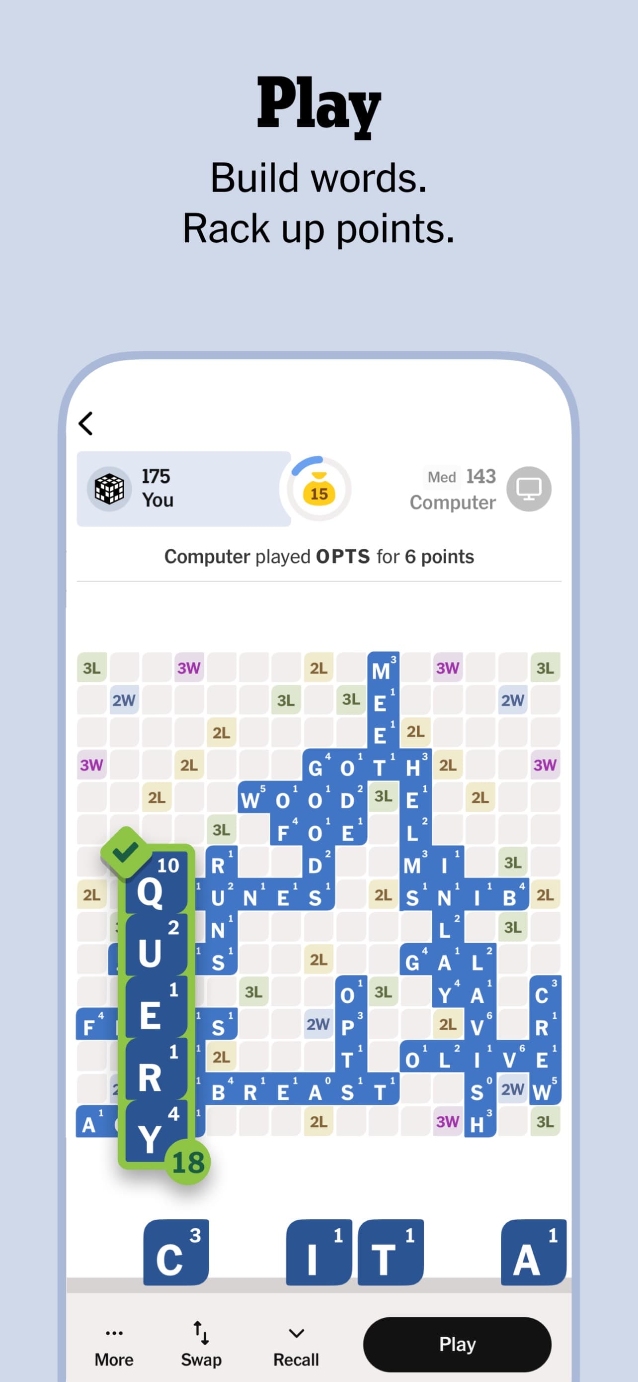 NYT Crossplay: Play and Spell screenshot 2 - screenshot