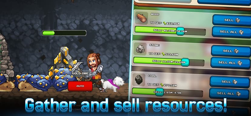 Miners Settlement: Idle RPG screenshot 3 - screenshot