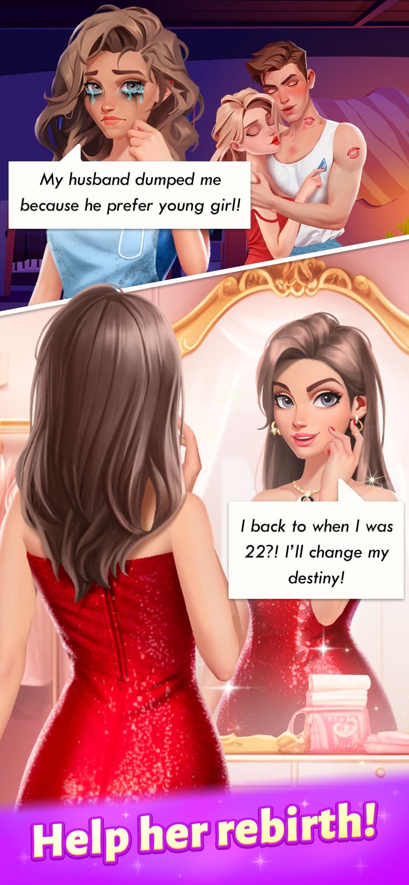 Love Rebirth : Merge Makeover screenshot 1 - screenshot