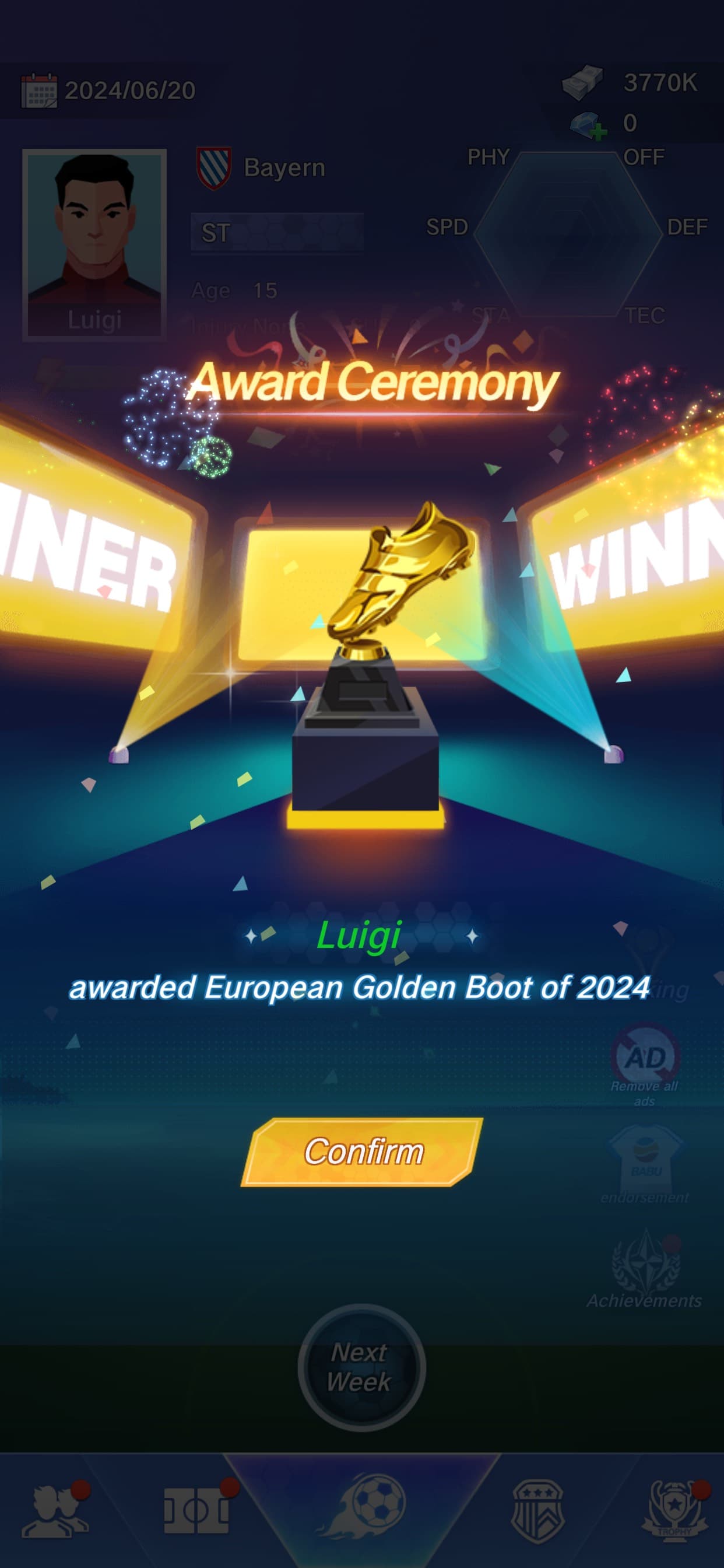 Football Rising Star screenshot 7 - screenshot