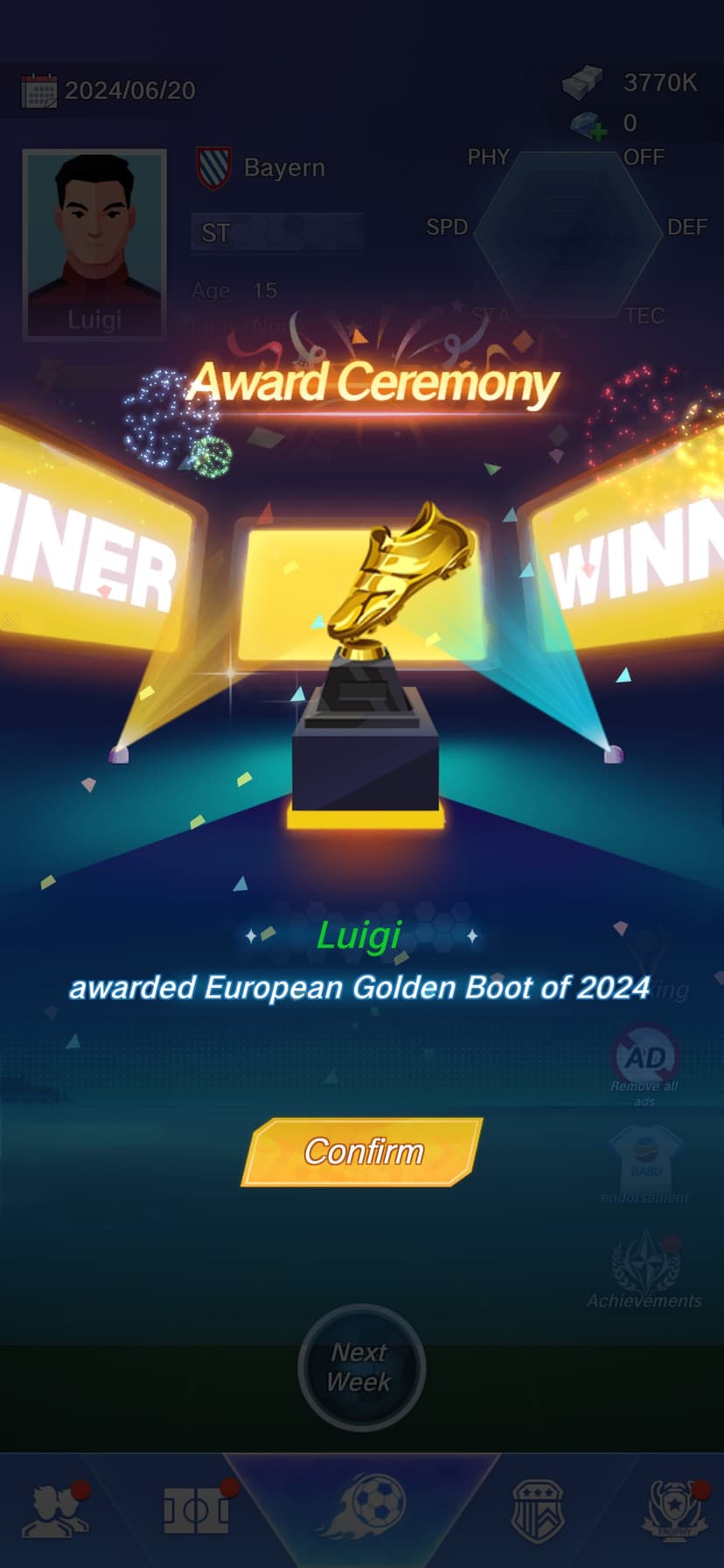 Football Rising Star screenshot 7 - screenshot
