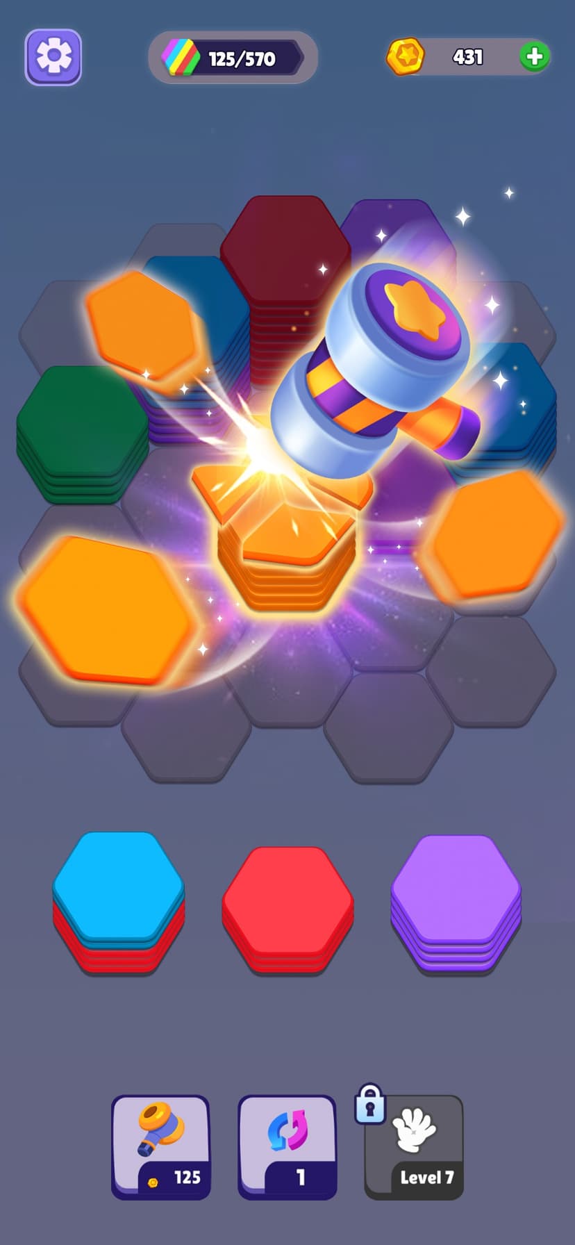 Hexa Color Sorting Puzzle screenshot 8 - screenshot