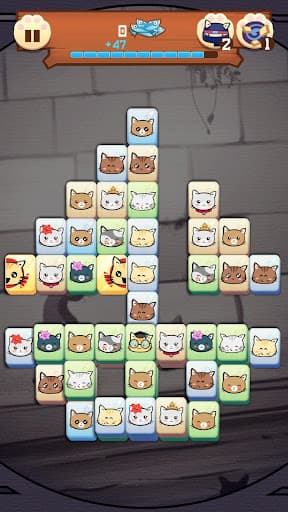 Hungry Cat Mahjong screenshot 2 - screenshot