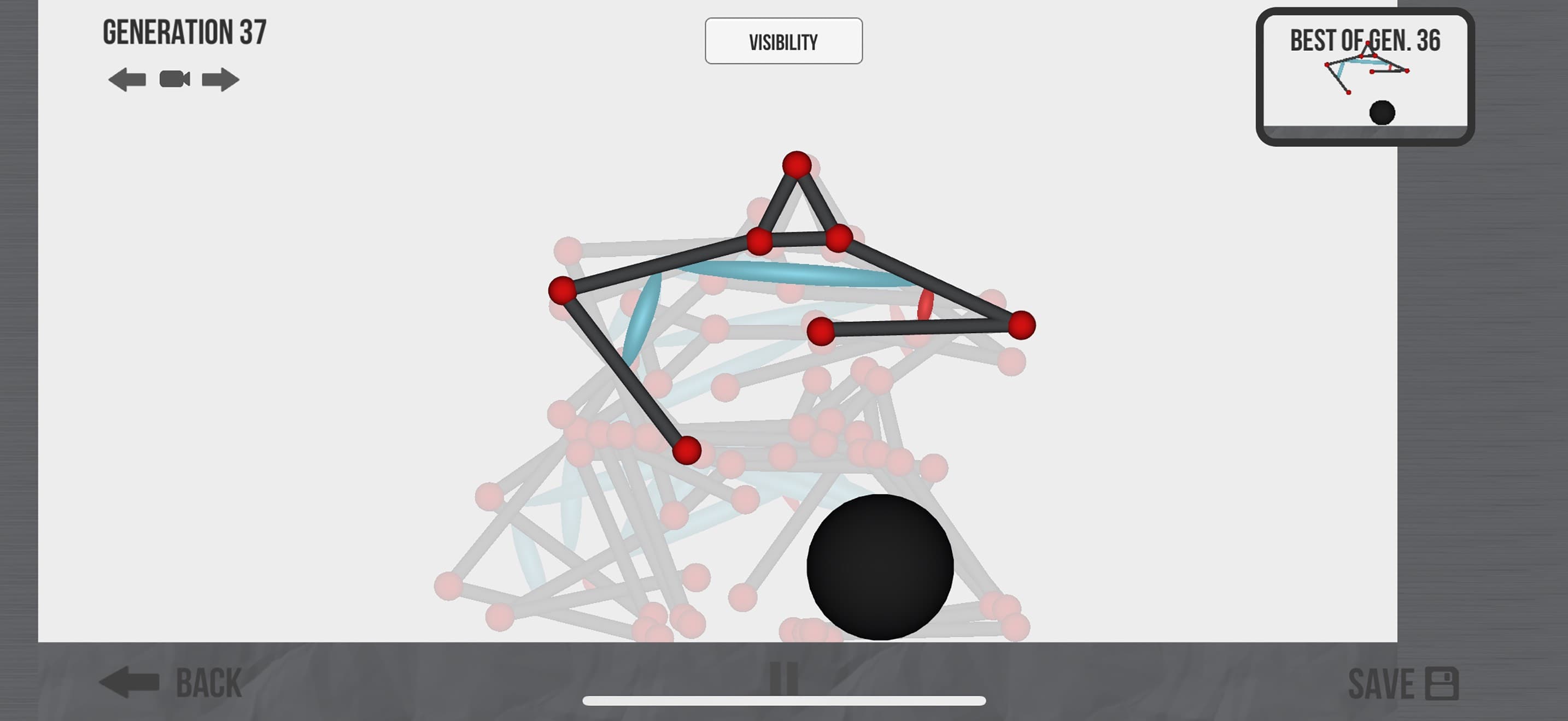Evolution - Learning Creatures screenshot 4 - screenshot