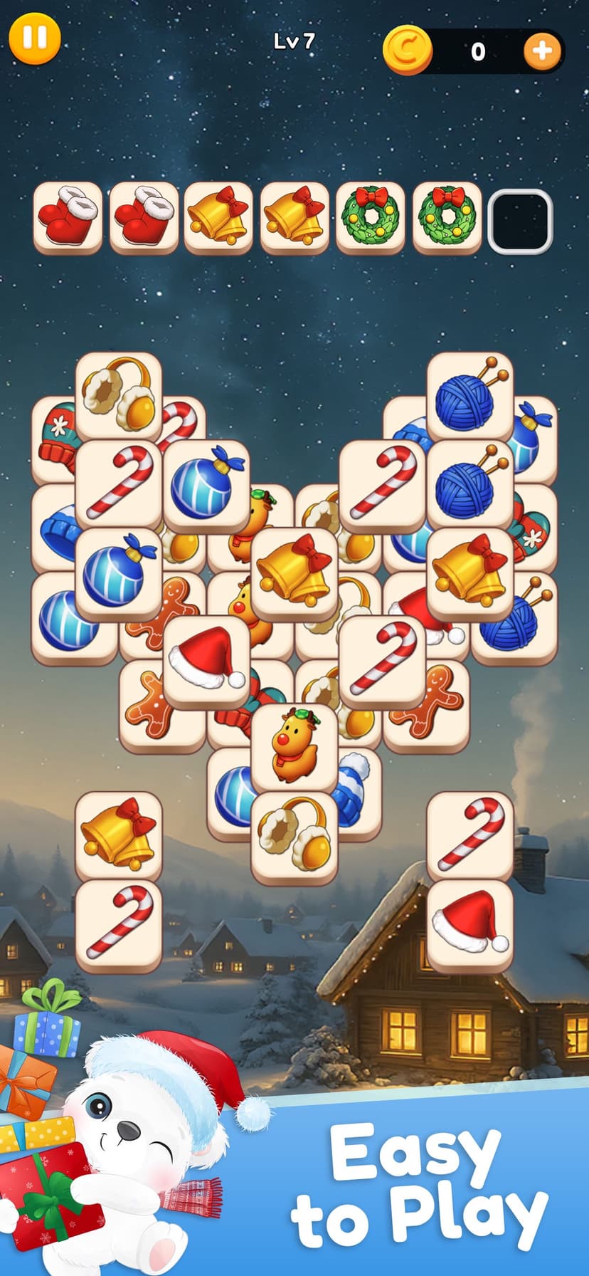 Christmas Mahjong Match Game screenshot 2 - screenshot