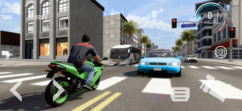 Supermoto Wheelie 3D screenshot 5 - screenshot