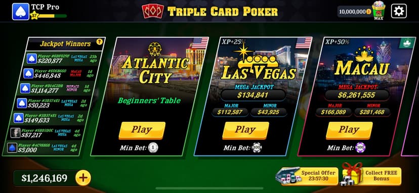 Triple Card Poker Casino screenshot 2 - screenshot