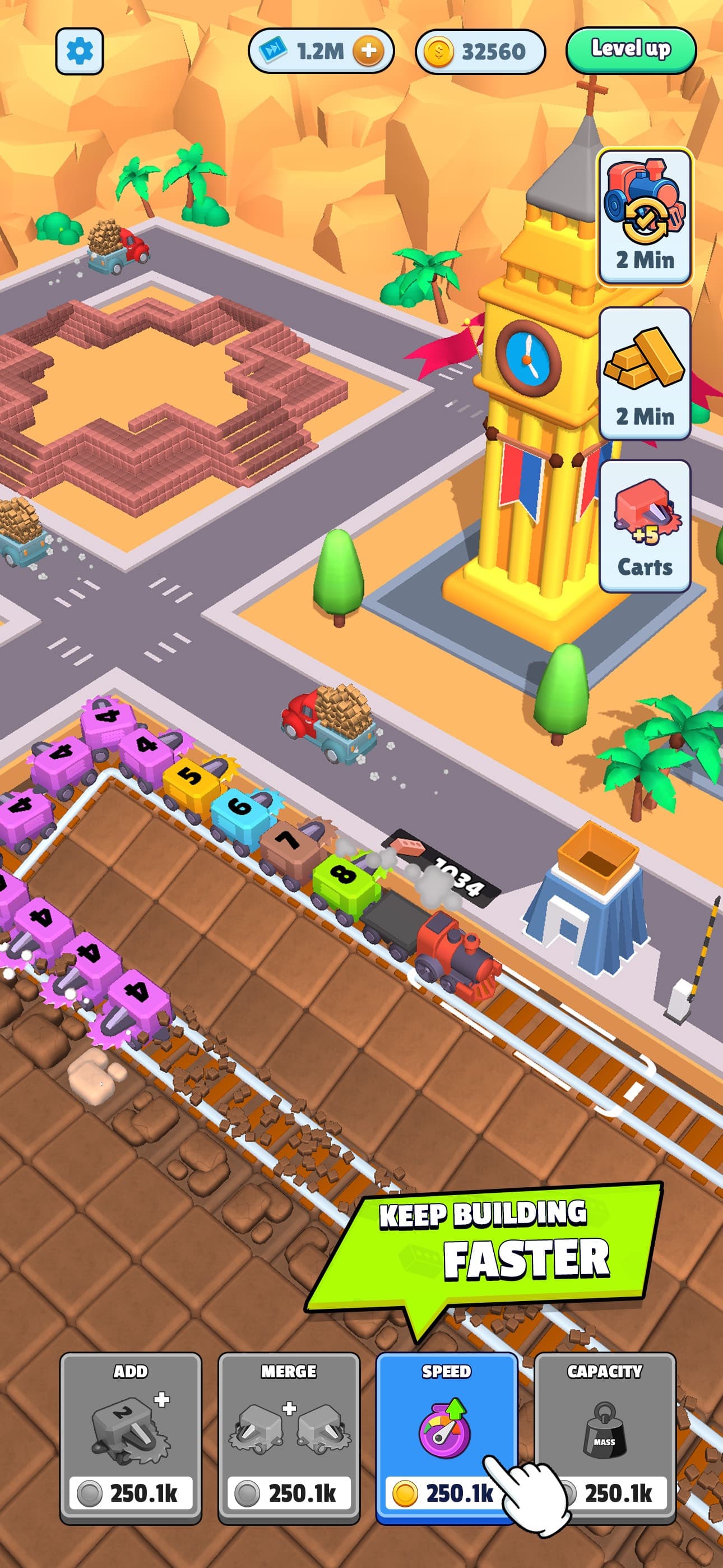 Train Digger - Idle Game screenshot 3 - screenshot