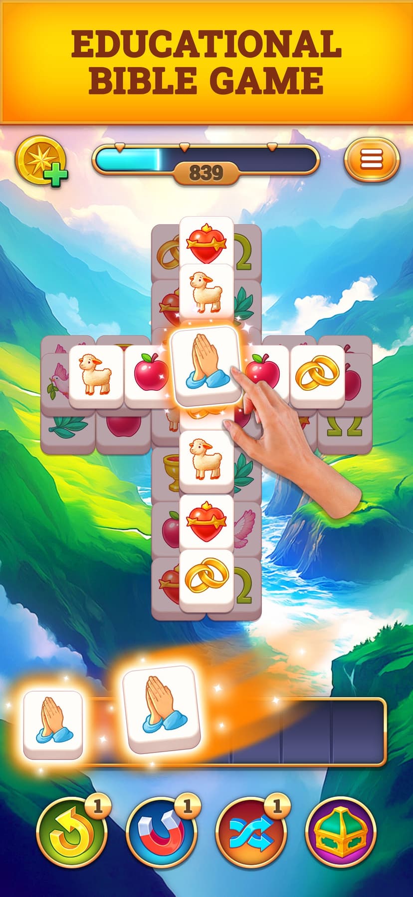 Bible Tiles - Christian Puzzle screenshot 1 - screenshot