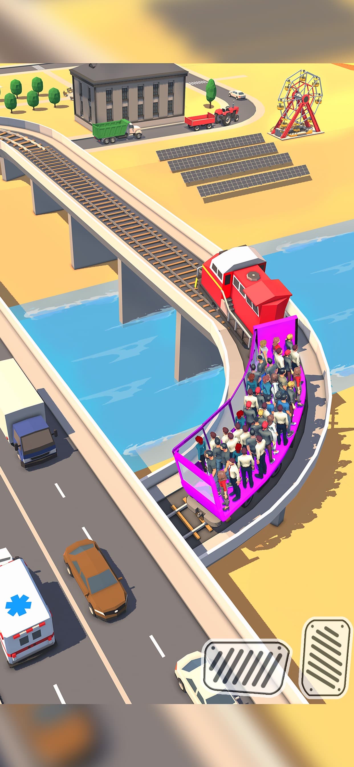 Passenger Express Train Game screenshot 3 - screenshot