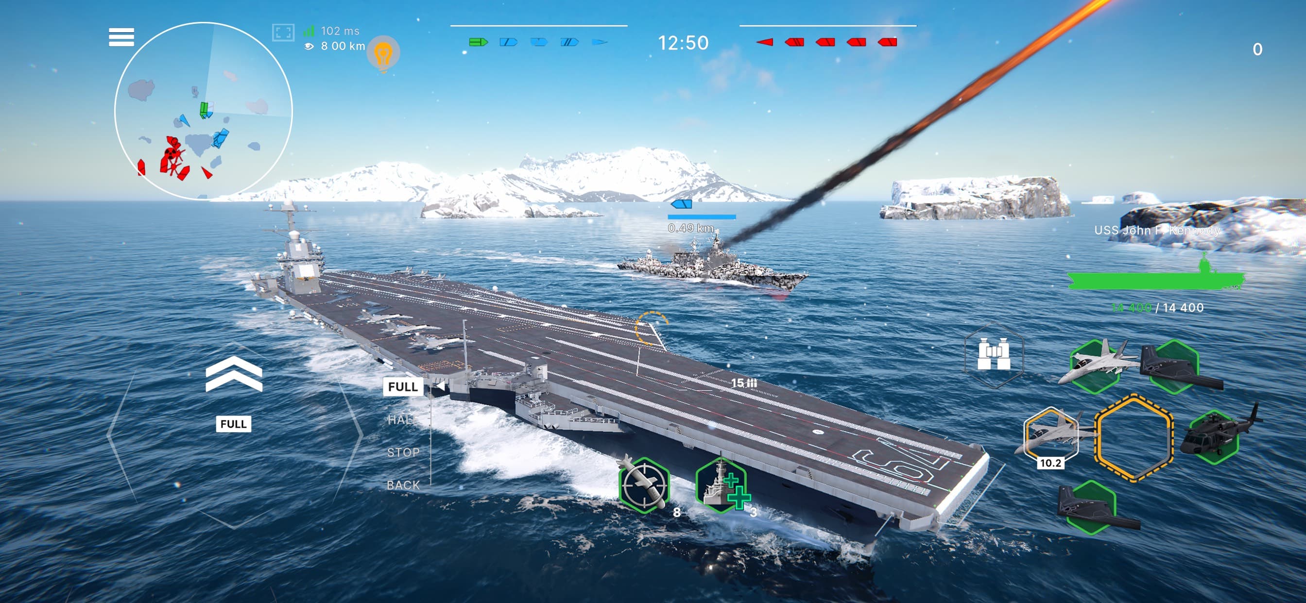 Warships Mobile: Naval Warfare screenshot 4 - screenshot