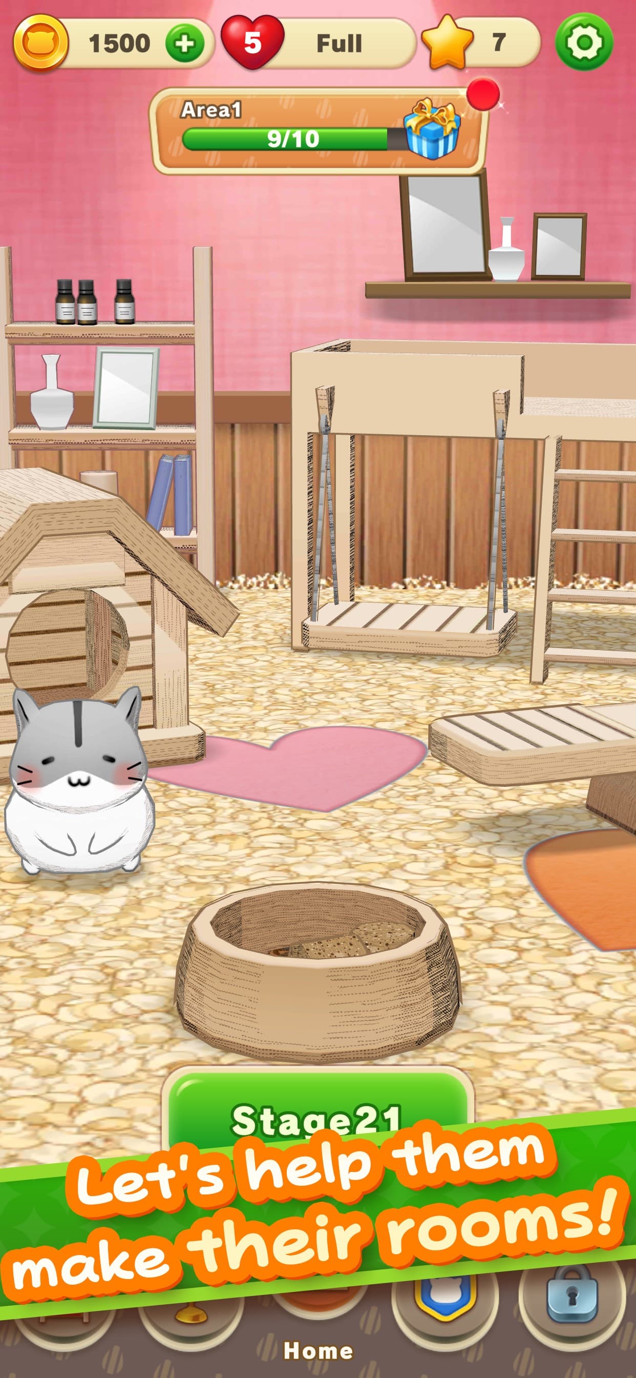 Hamster Life Match and home screenshot 2 - screenshot
