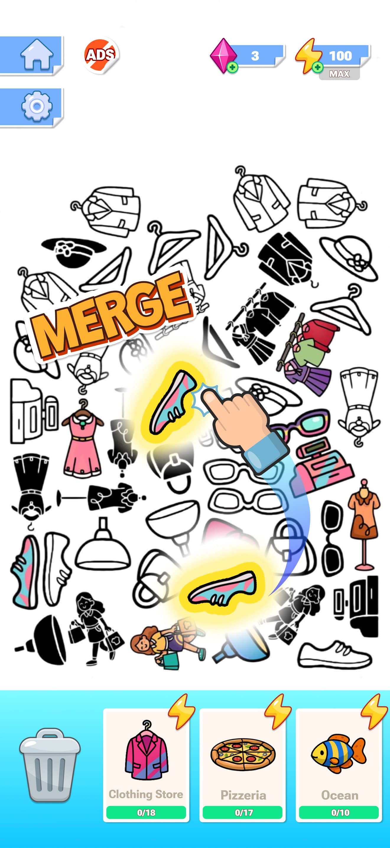 Color Sticker Merge screenshot 1 - screenshot
