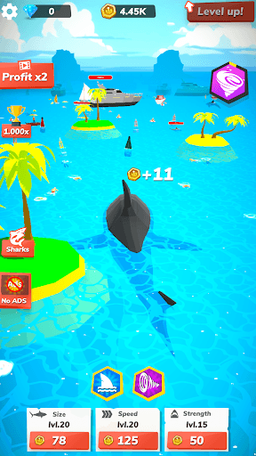 Idle Shark World - Tycoon Game screenshot 2 - screenshot