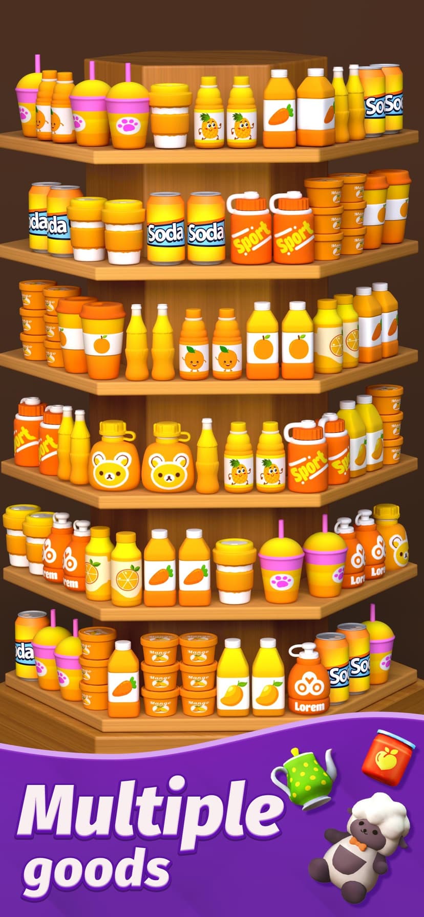 Goods Sort™ - Triple Master 3D screenshot 1 - screenshot