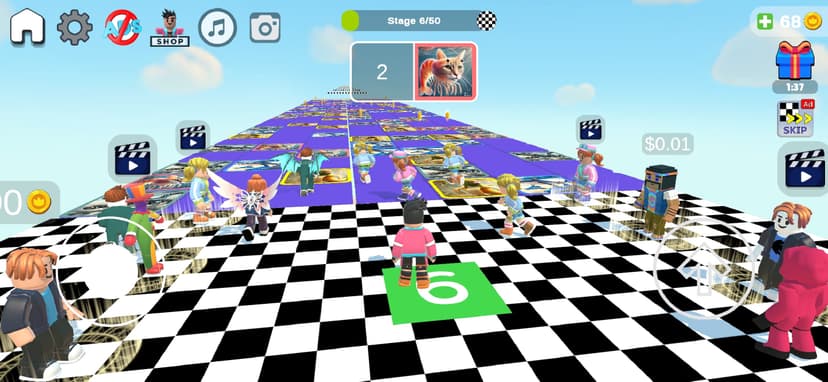 Obby Parkour Games Escape slap screenshot 6 - screenshot