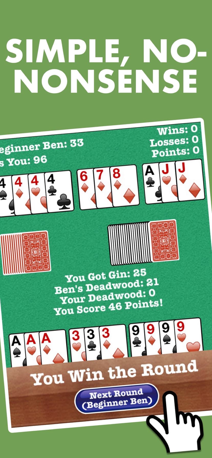 Gin Rummy • Fun & Stress Free screenshot 1 - screenshot