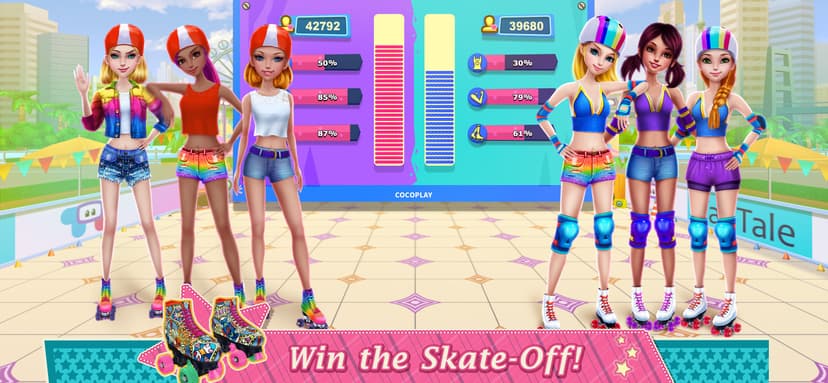 Roller Skating Girls screenshot 5 - screenshot