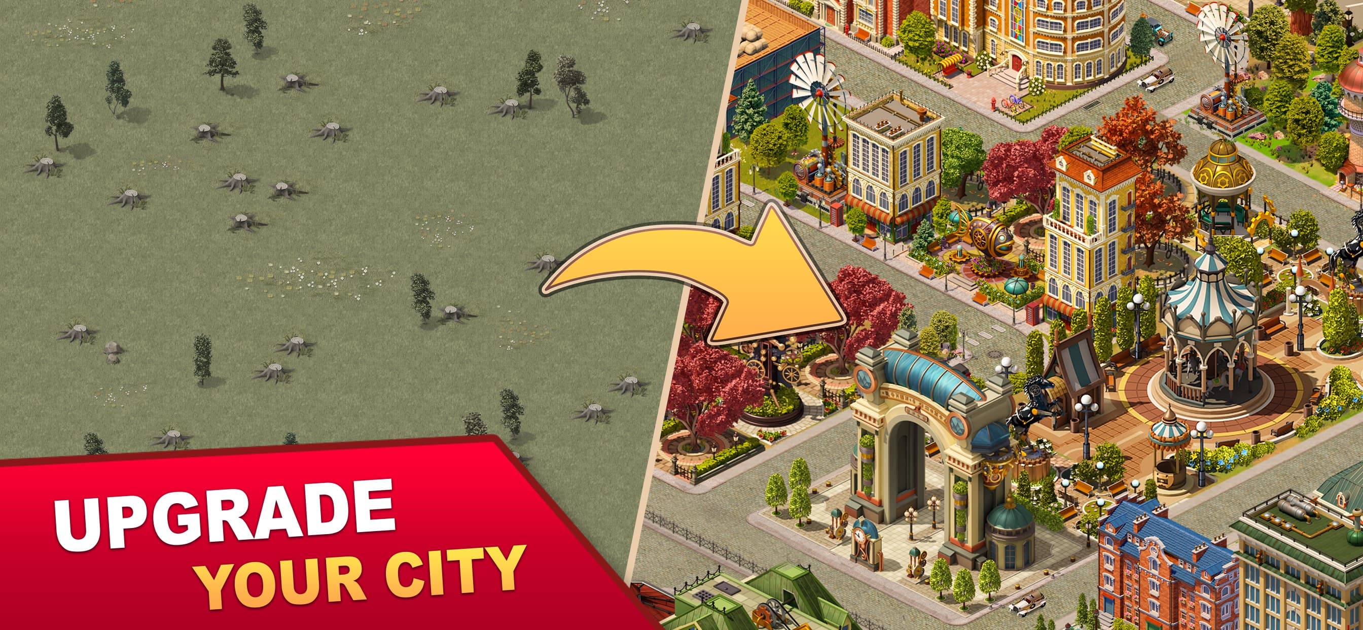 Steam City: Town building Sim screenshot 2 - screenshot