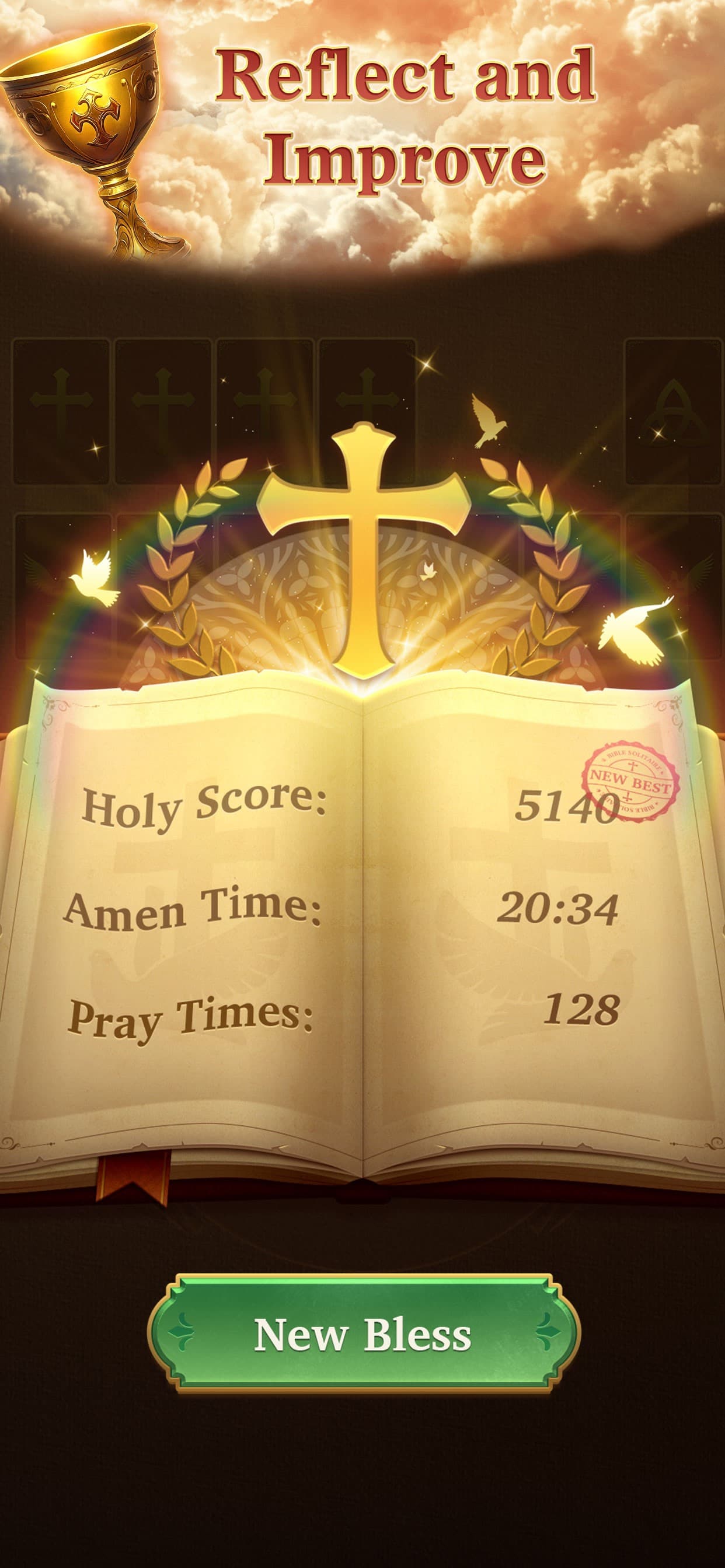 Bible Solitaire - Daily Pray screenshot 3 - screenshot
