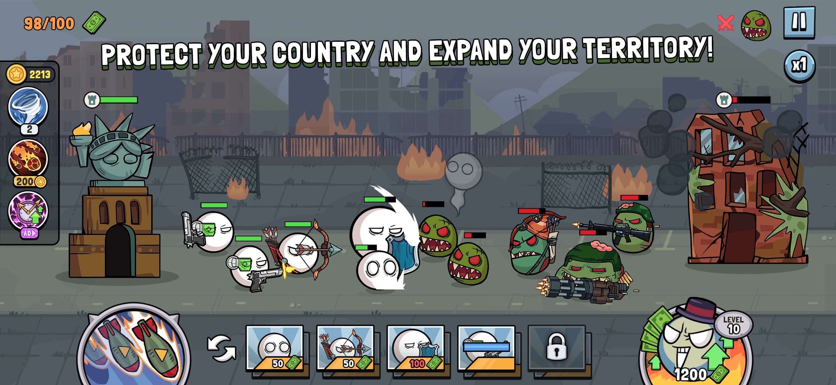 Balls vs Zombies: No Escape screenshot 1 - screenshot
