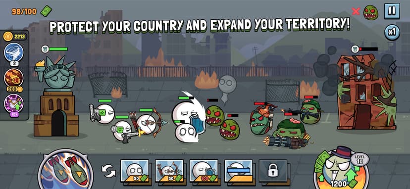 Balls vs Zombies: No Escape screenshot 1 - screenshot