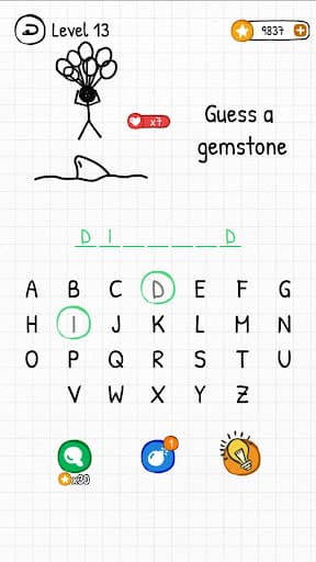 Hangman Words:Two Player Games screenshot 3 - screenshot
