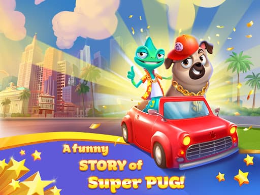 Super Pug Story Match 3 puzzle screenshot 7 - screenshot