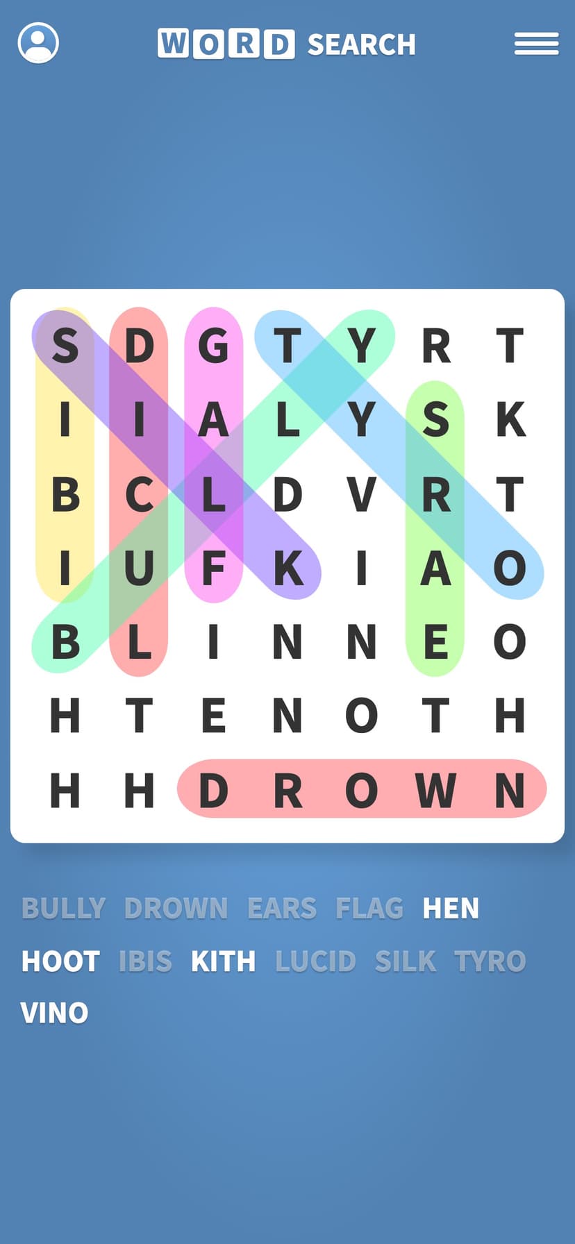 Word Search Puzzles ·· screenshot 1 - screenshot
