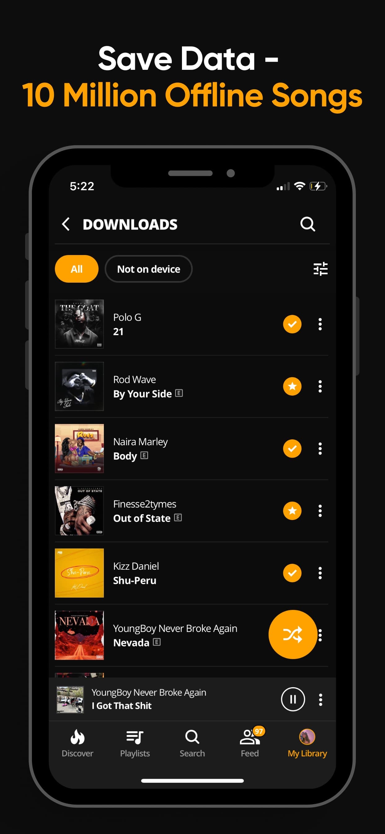 Audiomack - Play Music Offline screenshot 2 - screenshot